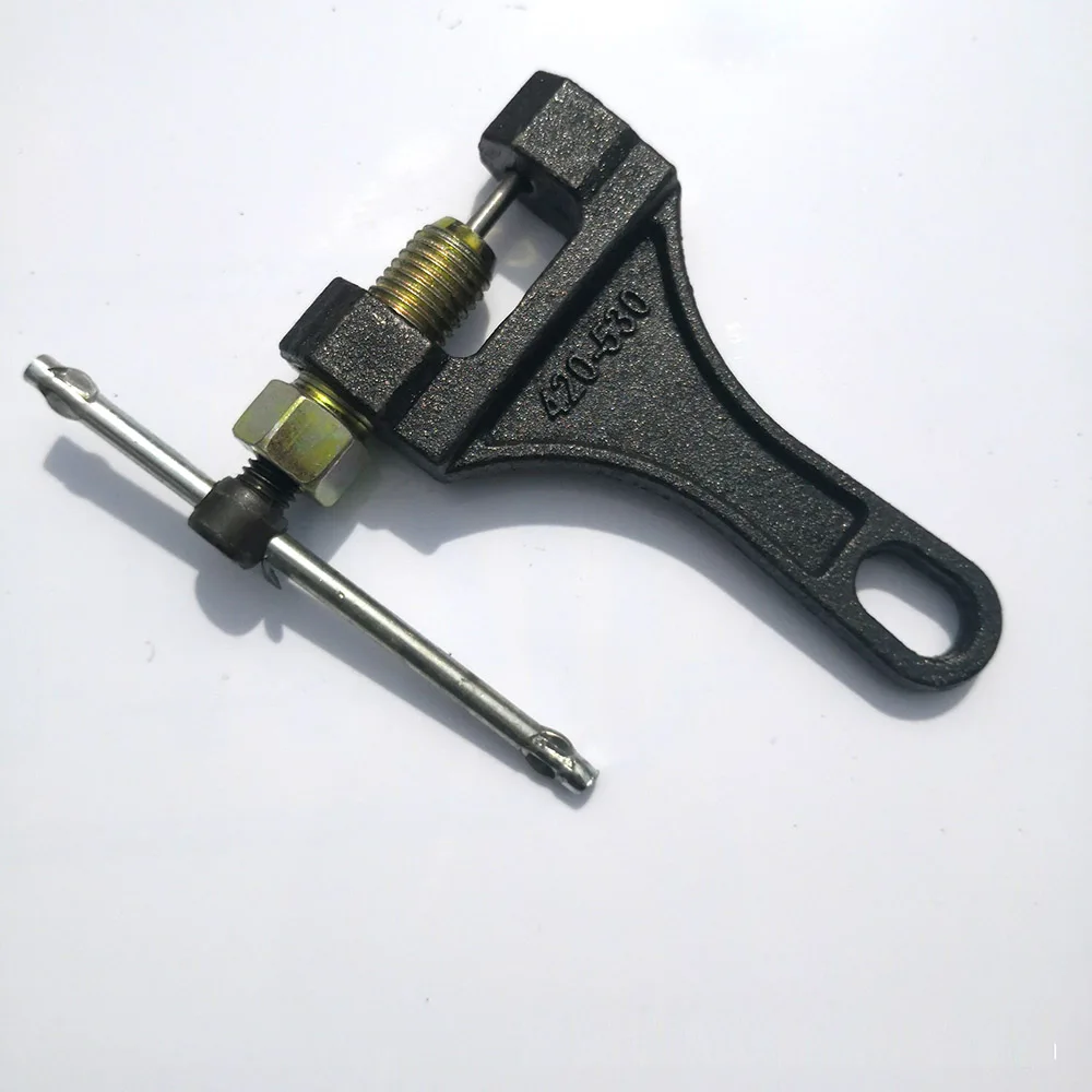 428-530/860 Triciclo per moto Smontaggio catena universale Strumento speciale Dispositivo di rimozione catena Forniture per smontaggio professionale