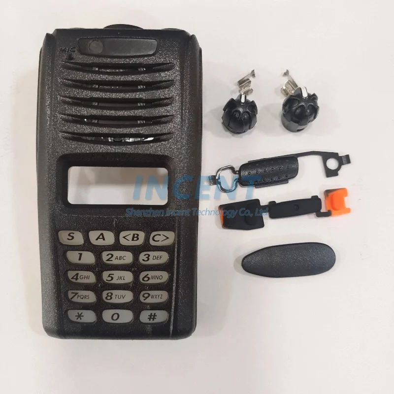 Full-keypad Replacement Repair Case Housing Cover Kit For NX-320 NX320 Portable Two Way Radio