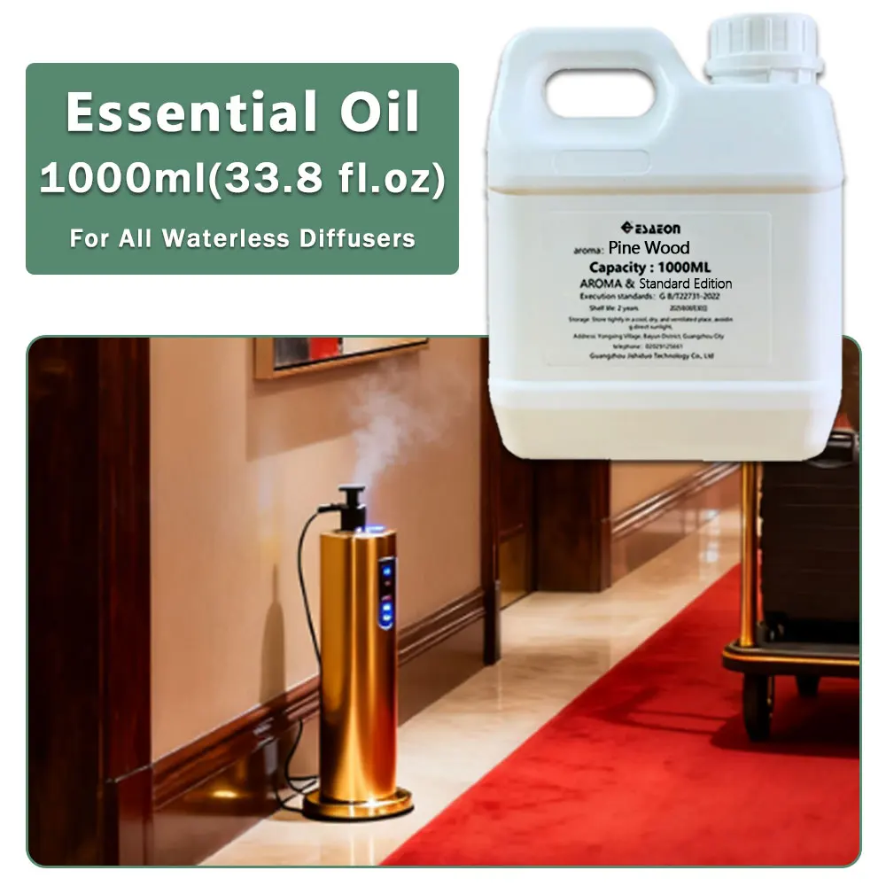 ESAEON Aromatherapy Essential Oil Supplement Liquid - For All Waterless Aroma Machines, Pine Wood Sheraton - 1000ML (33.8 fl.oz)