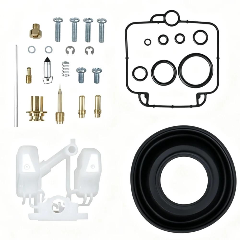 Restores Idle Stability Fixes Power Loss Complete Rebuild Set For Polaris ATP 4x4 HO 500 Carburetor Rebuild Kit