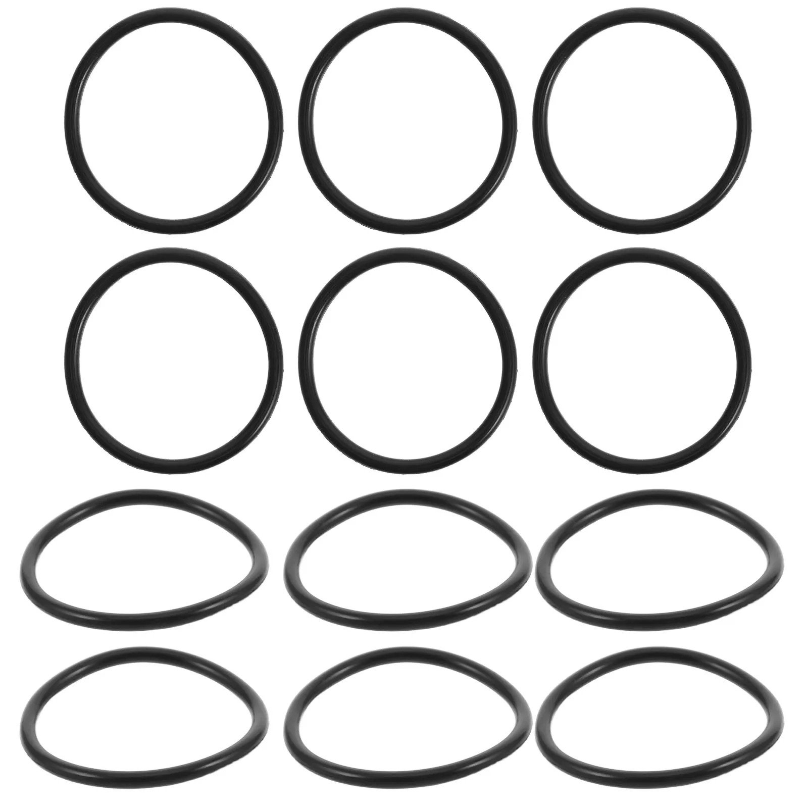 

12 Pcs Microphone Shock Mount Rubber Bands Replacement Mini Holder Rings Fittings Elastic