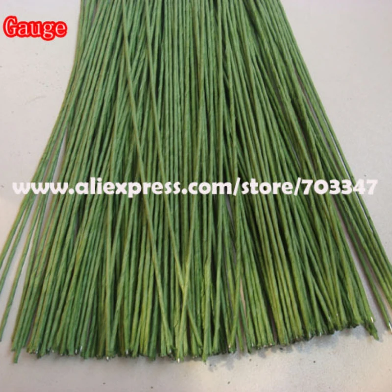 

Big OrderDiscount!! 600pcs X 20# Gauge Floral Stem Wire 9.4" In Green And White