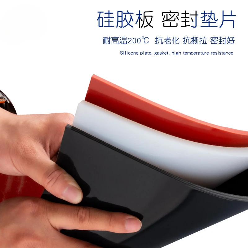 

Лист силиконовой резины Толщина 1 1,5 2 3 4 мм Толщина/ Ширина 500*500 мм Тонкая доска красного цвета Резиновый коврик