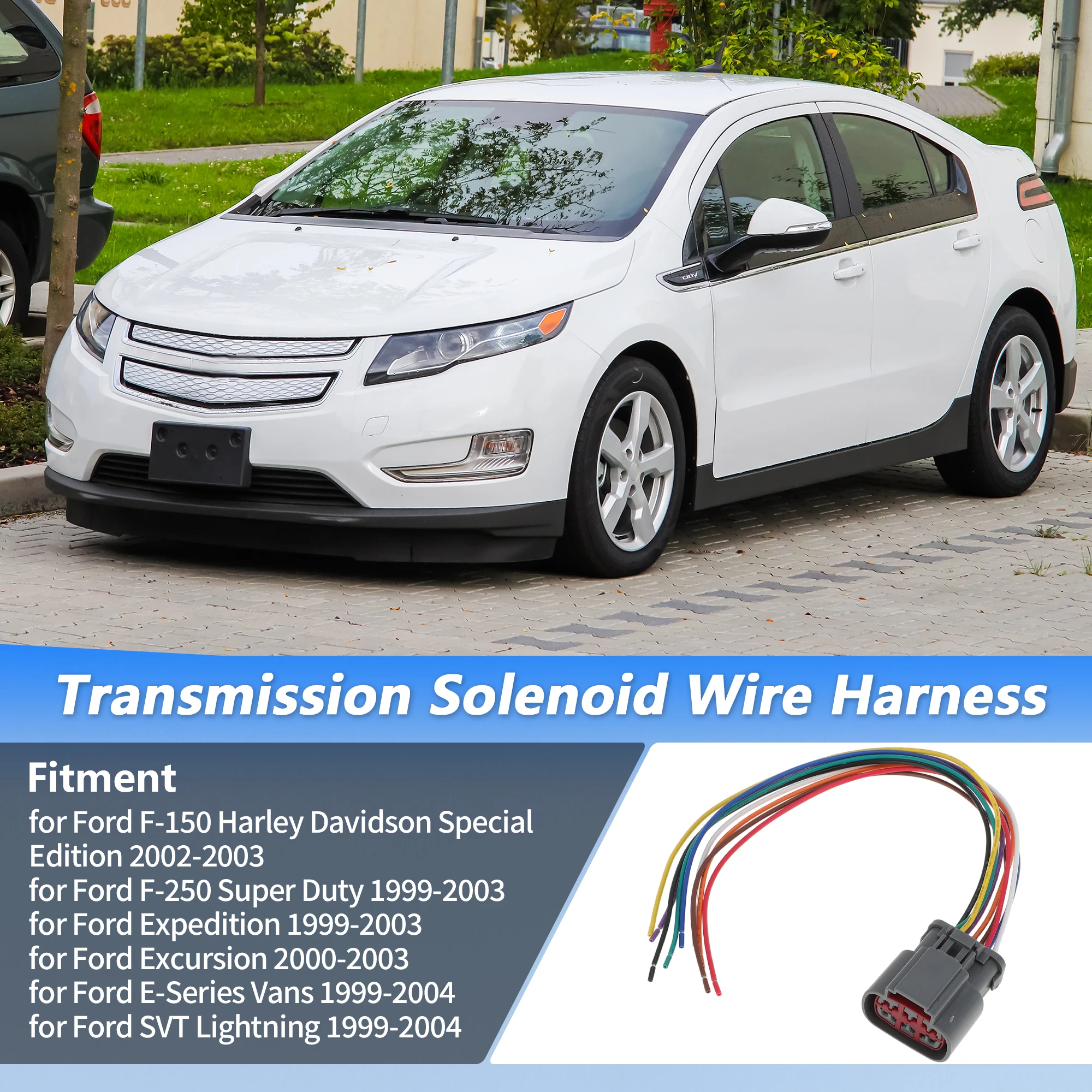 UXCELL Transmission Solenoid Wire Harness for Ford E4OD 4R100 Models 95-07
