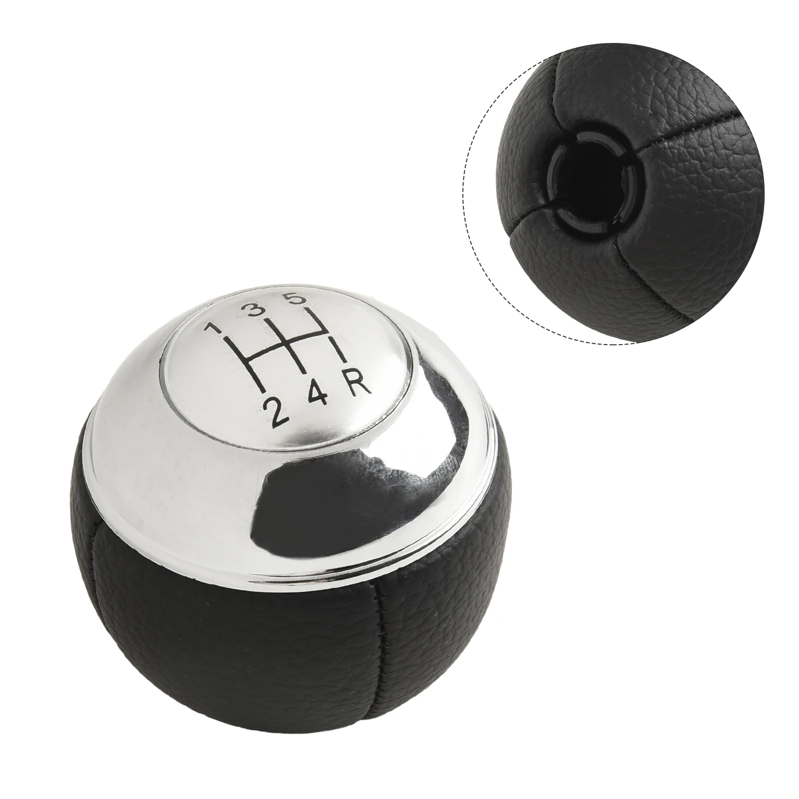 5 Speed Knob Manual Shift Knob Driving Experience Luxury Look Plastic Imitation Leather Plastic Material 2000-2006 Compatibility