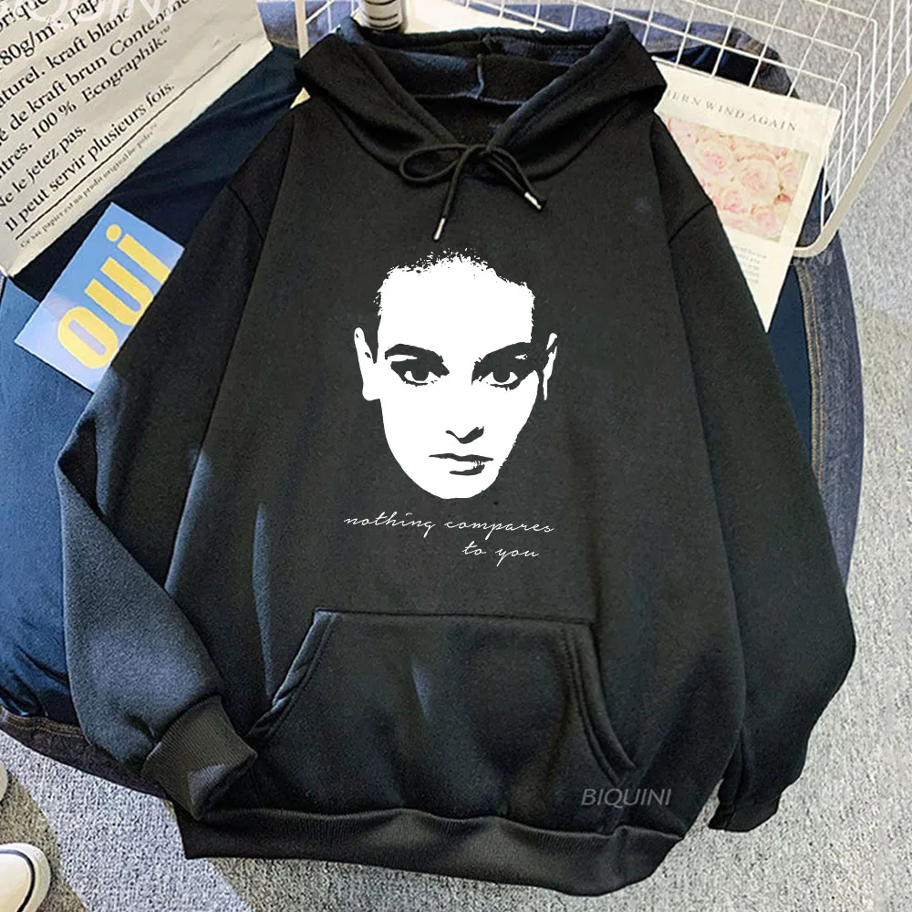 

Sinead O'Connor 1966-2023 Print Hoodies Autumn Mens Long Sleeve Sweatshirt with Hooded Comfortable Soft Fleece Streetwear Hoody