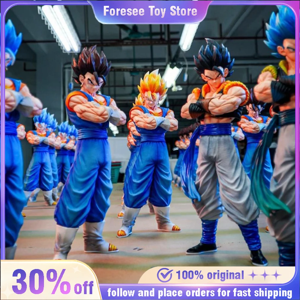 

30cm Dragon Ball Z Figure Goku Anime Figures First Super Saiyan Gk Vegetto Gogeta Chests PVC Model Toys Doll Collectible Gifts