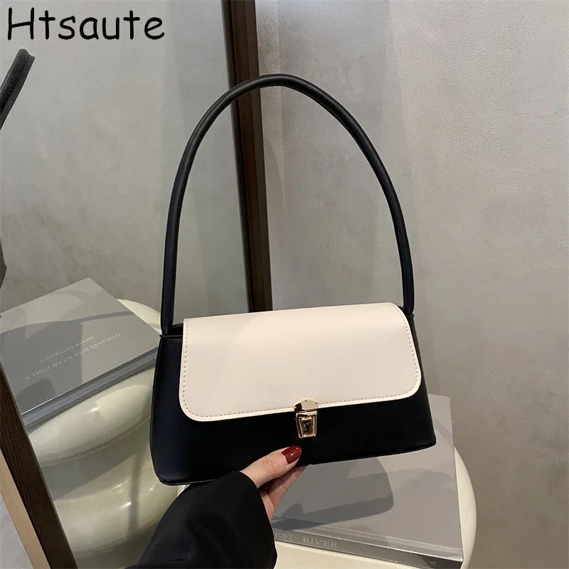 

PU Leather Mini Handbags Underarm Shoulder Bag Retro Top-Handle Bag Small Work Bags for Women Gilrls Tote Work Shopping Travel
