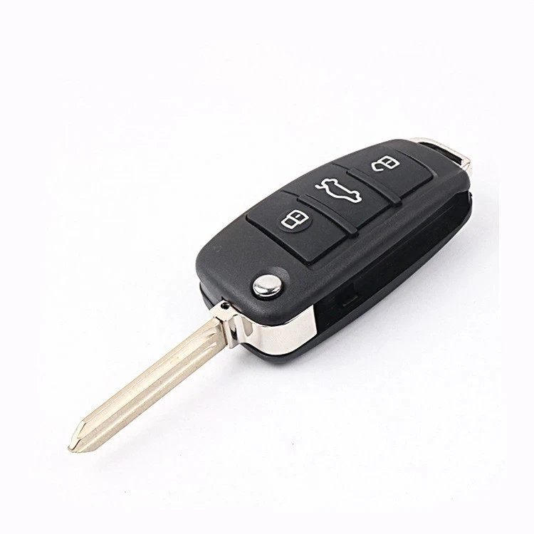 Car 3 Buttons Flip Remote Key 433Mhz with ID46 Chip for JAC S2 Refine S2 Car FOB Remote Key Car Accessories