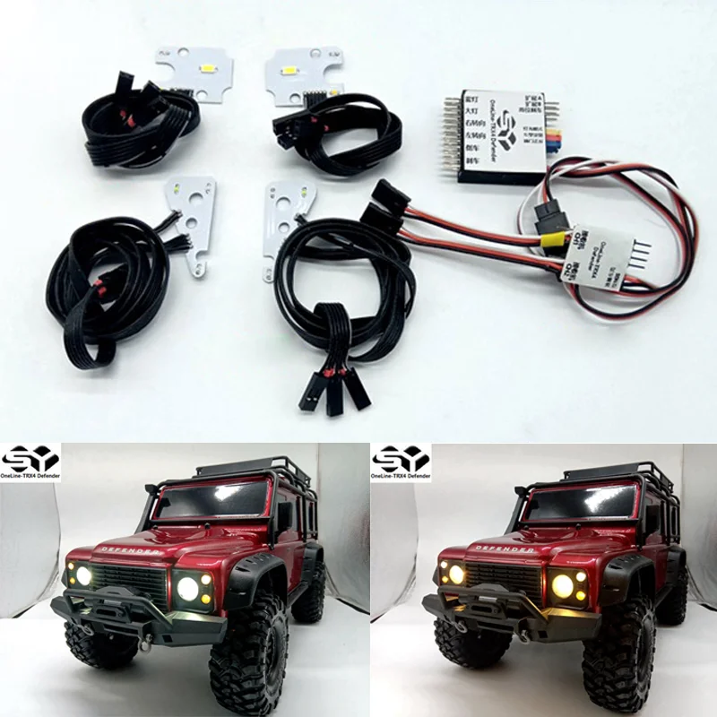 

D110 Original Soft Shell Special Light Set Model Lighting System for 1/10 RC Crawler Car Traxxas OneLine-TRX4 Defender D110 Diy