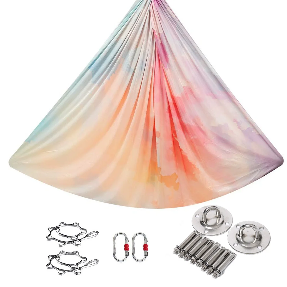Indoor Durable High Quality Safe Yoga Assist Trainer Fitness Swing Hammock Yoga Hammock Aerial