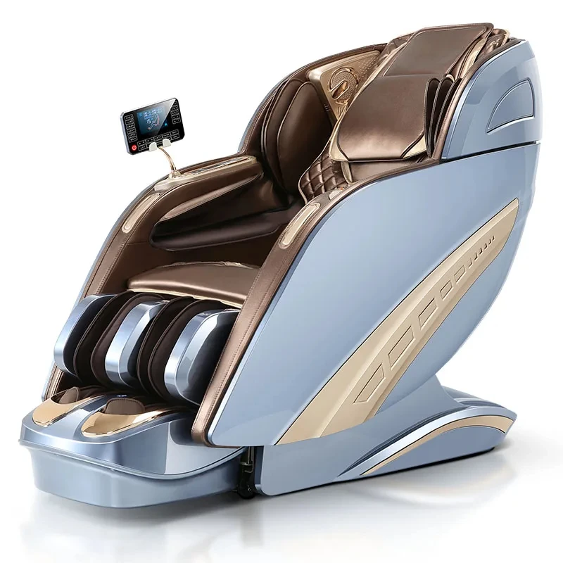 Massage Chair 4D With Zero Gravity Full Body Massage With Voice Control,Heating,LCD Remote Control,Foot Roller Massage Chair