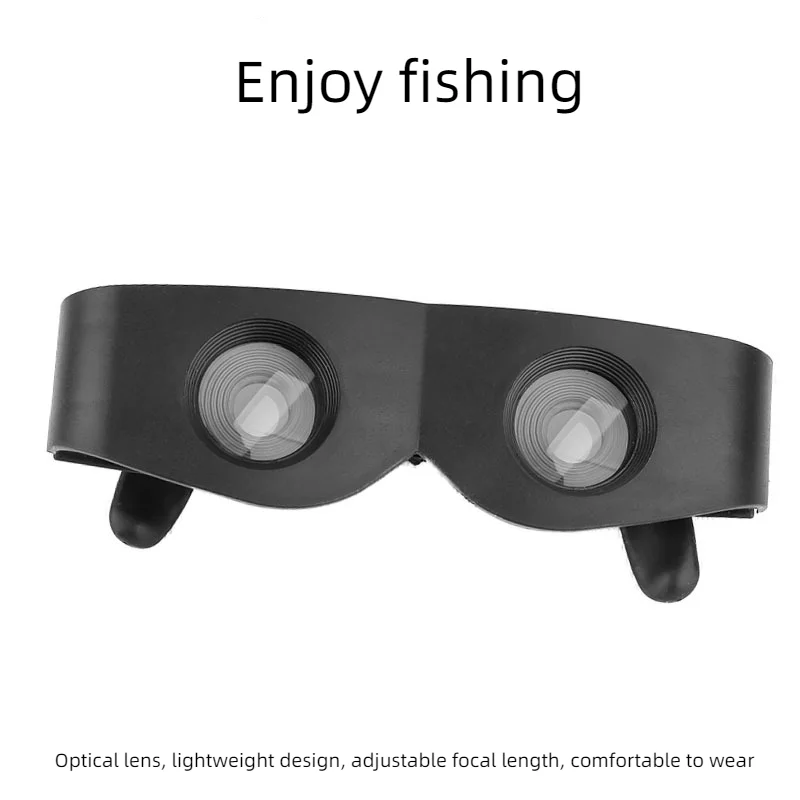 Lightweight High-Magnification Binoculars with Adjustable Pupil Distance, Fishing Binoculars, Head-mounted, New