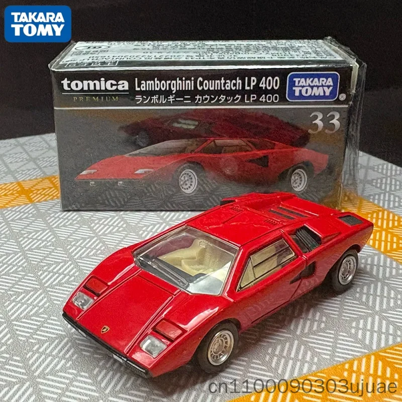 TAKARA TOMY Tomica Premium TP33 Lamborghini Countach LP400 Diecast Alloy Model Original Official Licensed Collectible Vehicle