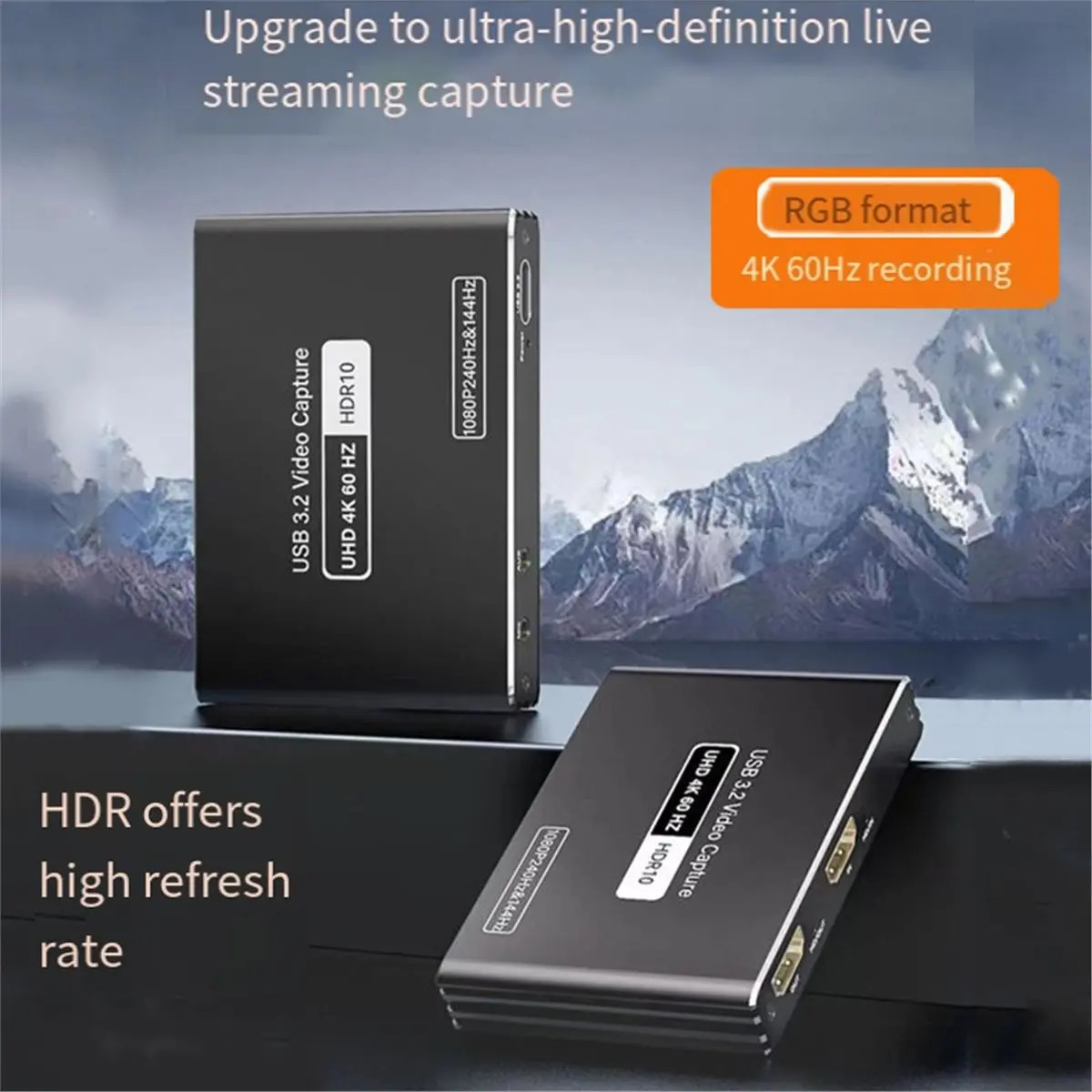 

Цифровая карта видеозахвата Digital Essentials 4K 60fps 1080P 240fps - Совместимая с HDCP HDTV-камерой, с функцией Bypass, USB 3.2, для записи видео с ПК