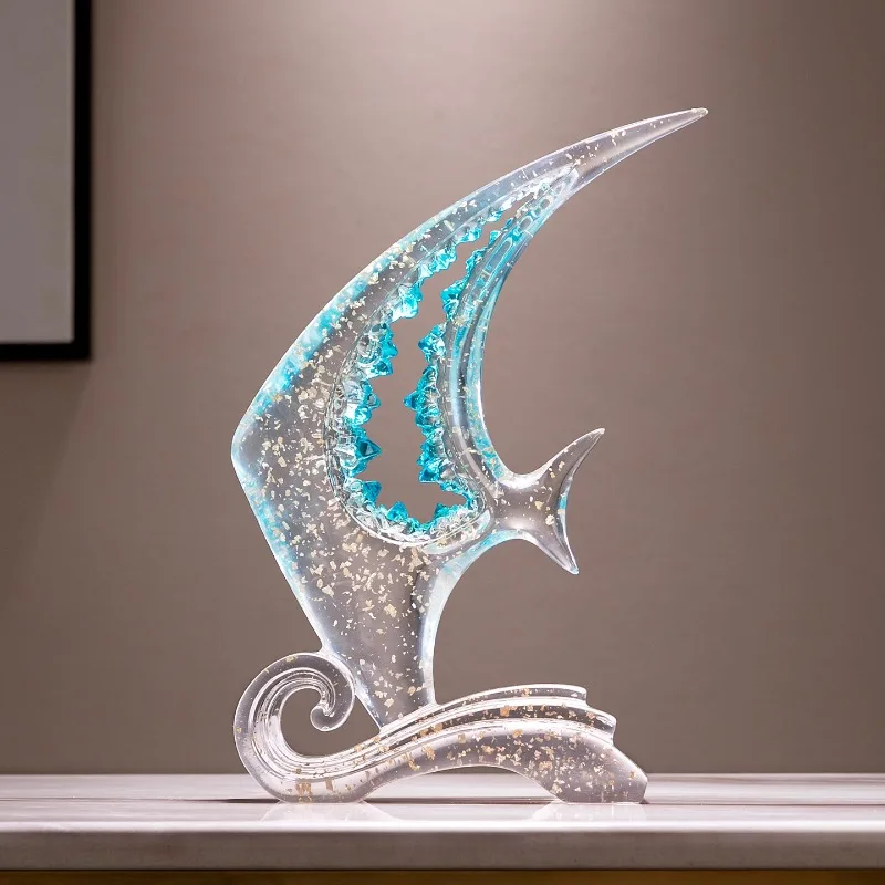 

Statuette,Every Year,There Are Leftover Fish Ornaments,Living Room Wine Cabinet,Entrance,Office Desktop Decorations,Gifts