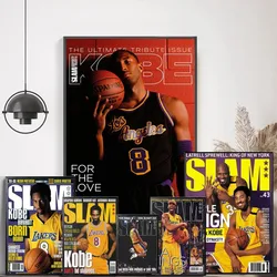 Basketball Player K-Kobes Classic Vintage Posters Whitepaper Prints Posters Artwork Kawaii Room Decor