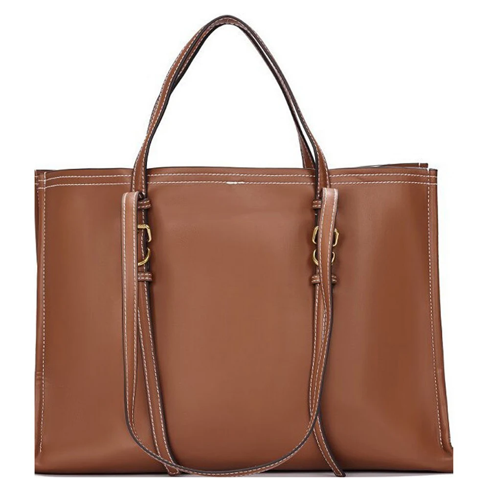 Large Capacity Tote Bags for Women Fashion Designer Shoulder Bag Soft PU Leather Women\'s Handbags Commuting Shopper Women Bag