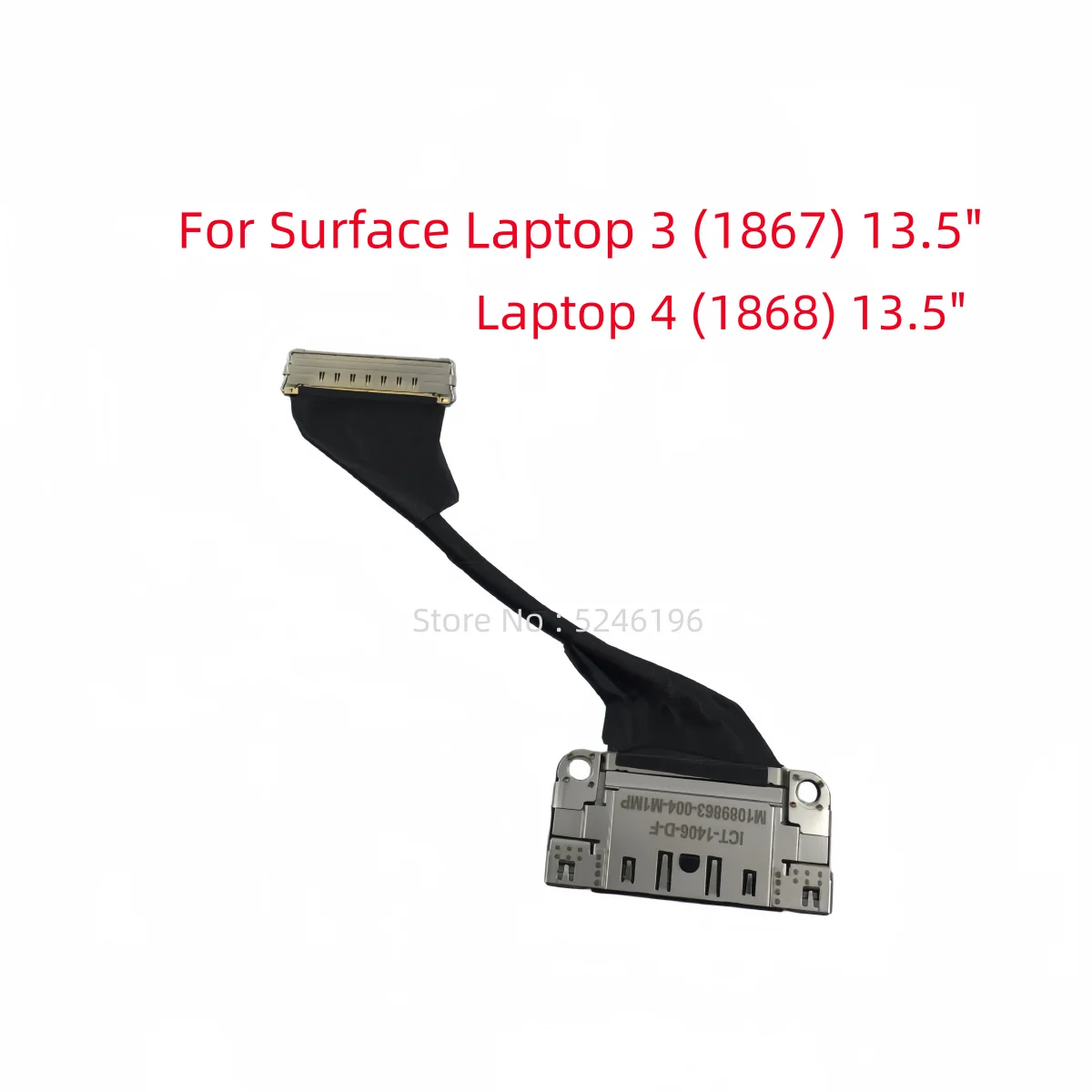 1pcs USB Charging Port Connector Flex Cable Module For Microsoft Surface Laptop 3 1867 13.5