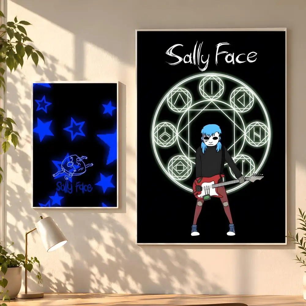 Thriller Game S-Sally FaceS Poster Creative Room Art For Dorm Bedroom Study Apartment Home Gift