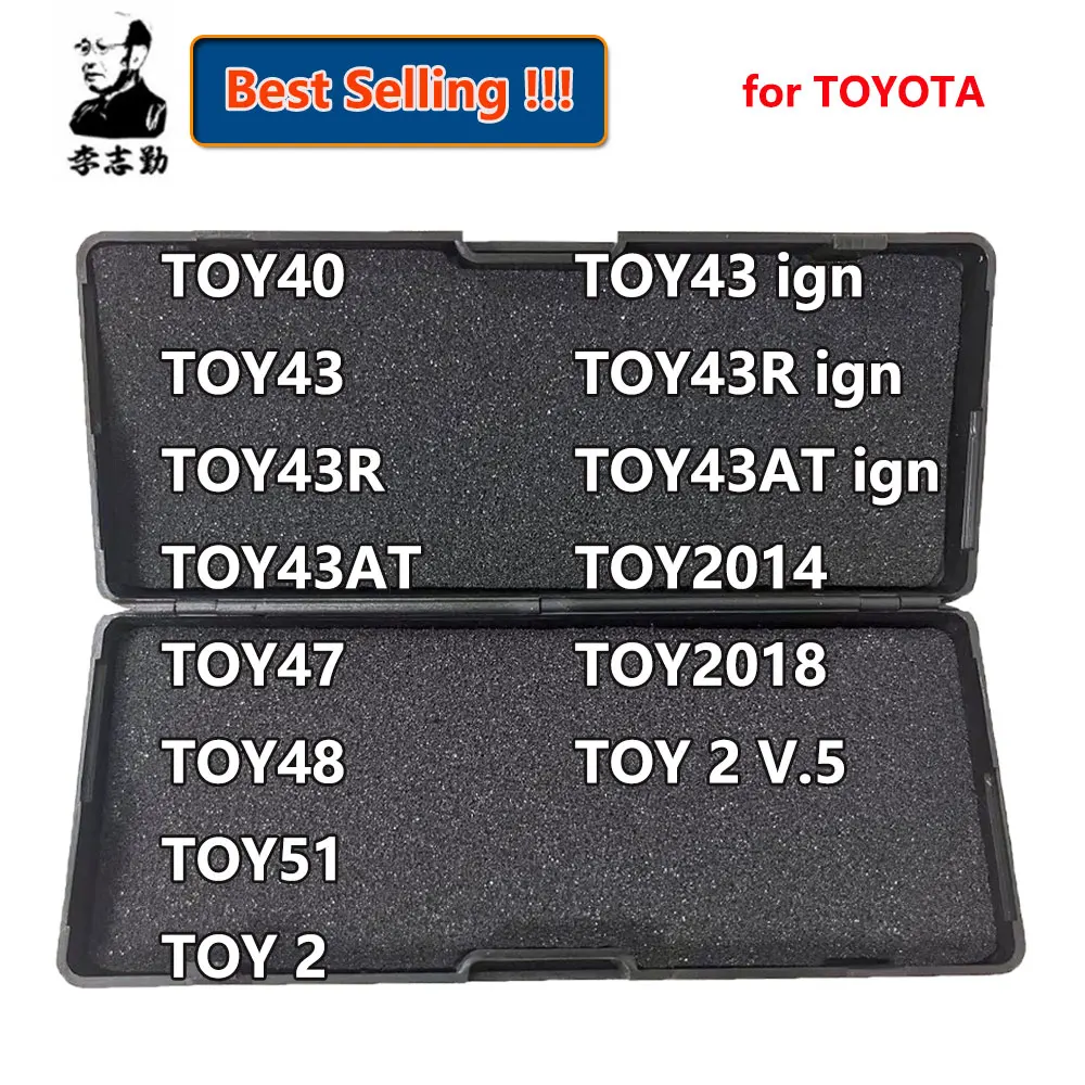 Lishi 2 في 1 أداة TOY43 TOY43AT TOY43R TOY47 TOY51 TOY2014 TOY2018 TOY2 TOY48 TOY40 لتويوتا أداة الأقفال لتويوتا #1