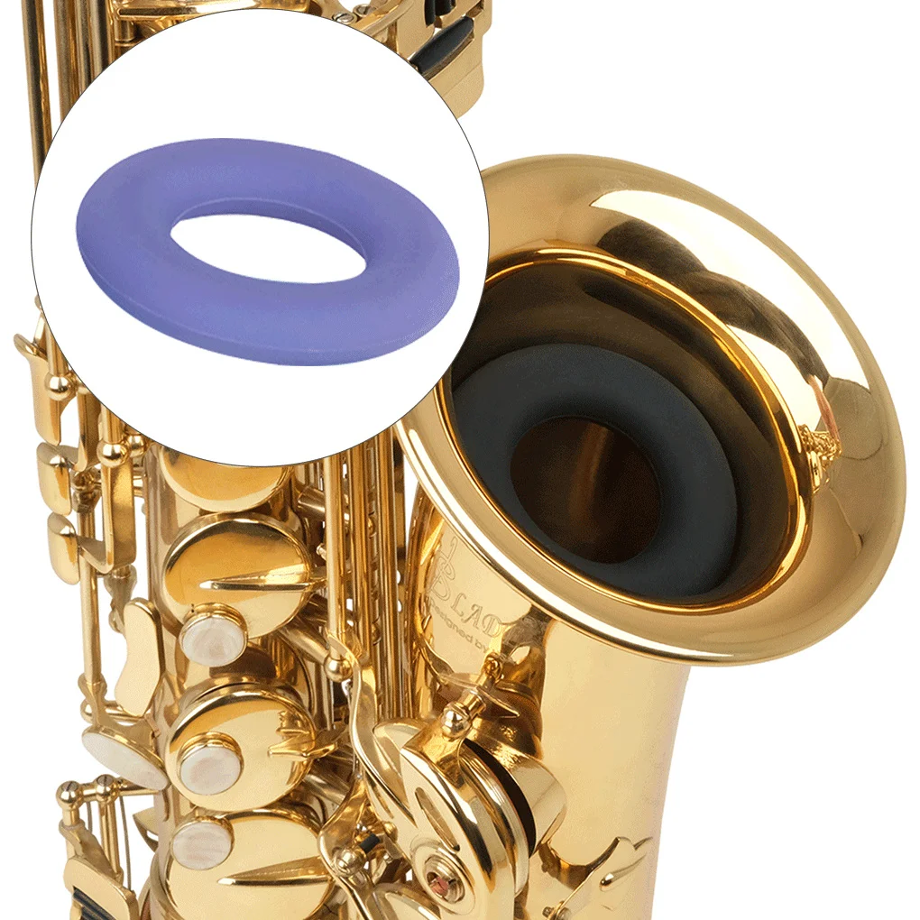 Tenor Saxophone Mute Ring Professional Silencing Rings Playing Tool Muting Device Sax Silencer with Solid Color