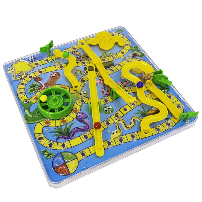 3D Snake Board Game Toy With Ladder Traditional Family Toy Fun Gift For Kids