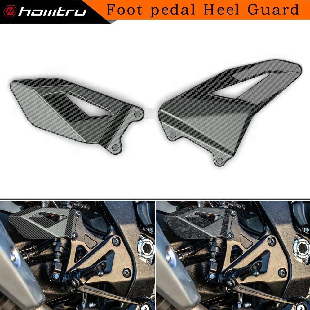 for Suzuki GSXR 1000 GSX-R1000 2017-2024 Motorcycle FootPeg Footrest Heel Plates protection decoration