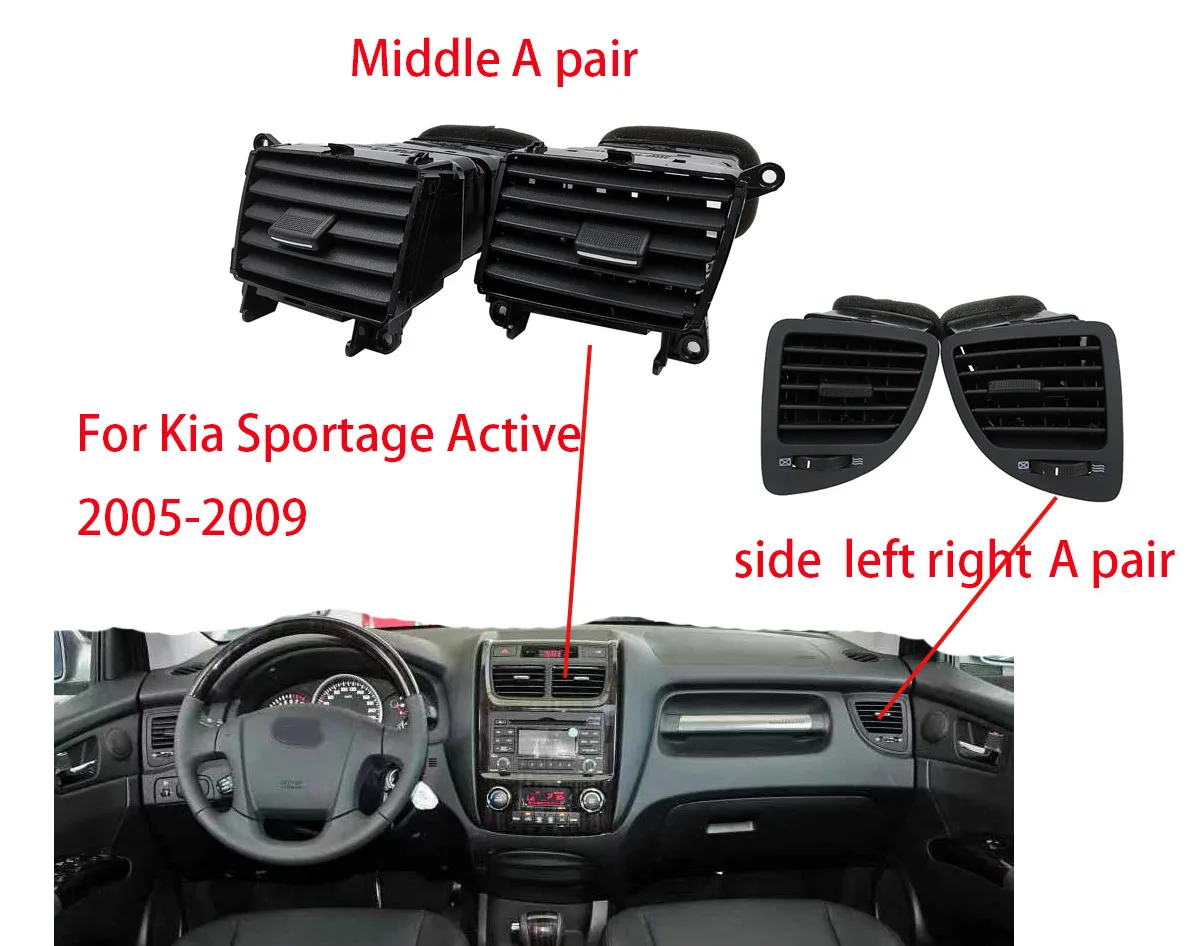 Dashboard Air Vents Air Conditioning Vents For Kia Sportage Active 2005-2009  A/C Outlet vent