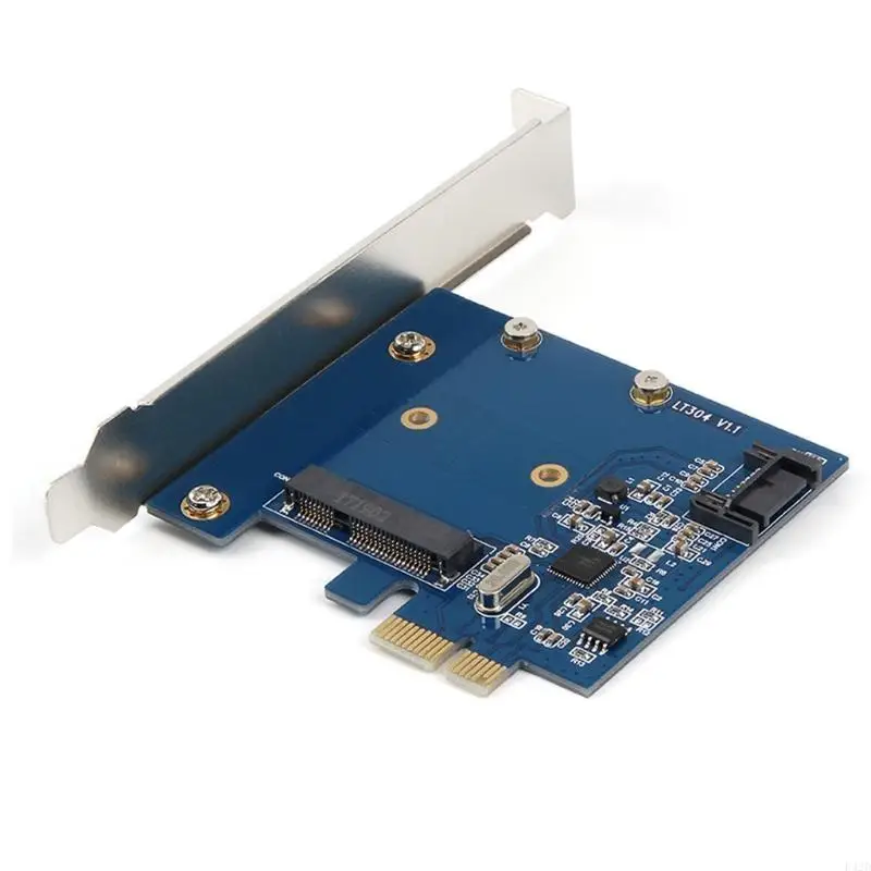 F42D PCI-E 1x إلى MSATA SSD بطاقة جهاز تحكم سطح مكتب الكمبيوتر