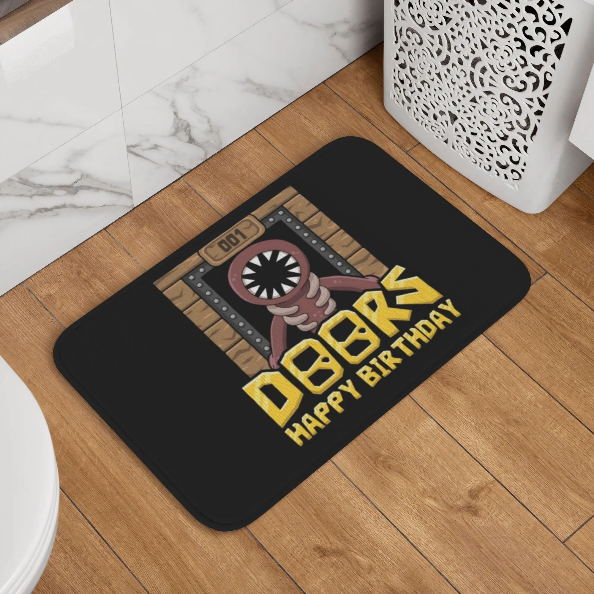 Custom ur,Doors Ambush Horror Game  Doormat Anti-Slip Entrance Kitchen Bathroom Floor Door Mats  Garage Rug Carpet Footpad