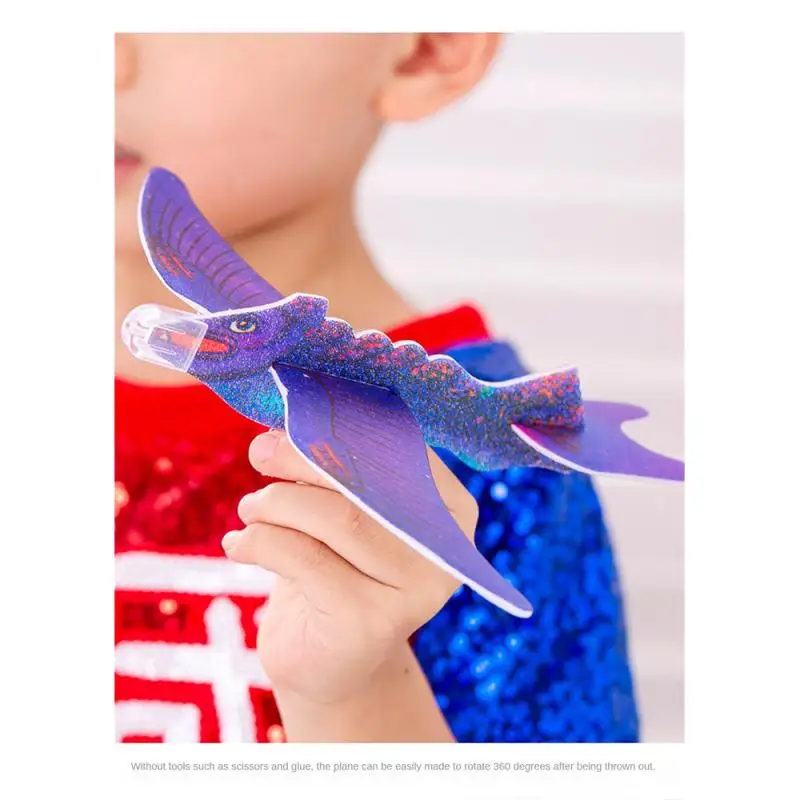 Hand Throw Flying Glider Planes Foam Airplane Outdoor Game Toys for Kids Birthday Party Favors Gift Bag Pinata Fillers