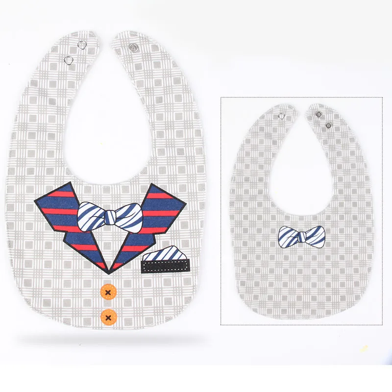 Водонепроницаемые мягкие детские хлопковые нагрудники с милым мультяшным принтом для девочек и мальчиков, регулируемые детские нагрудники, вещи для кормления на обед