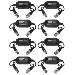 8X Coaxial Video Ground Loop Isolator Balun BNC Male To Female For CCTV Camera