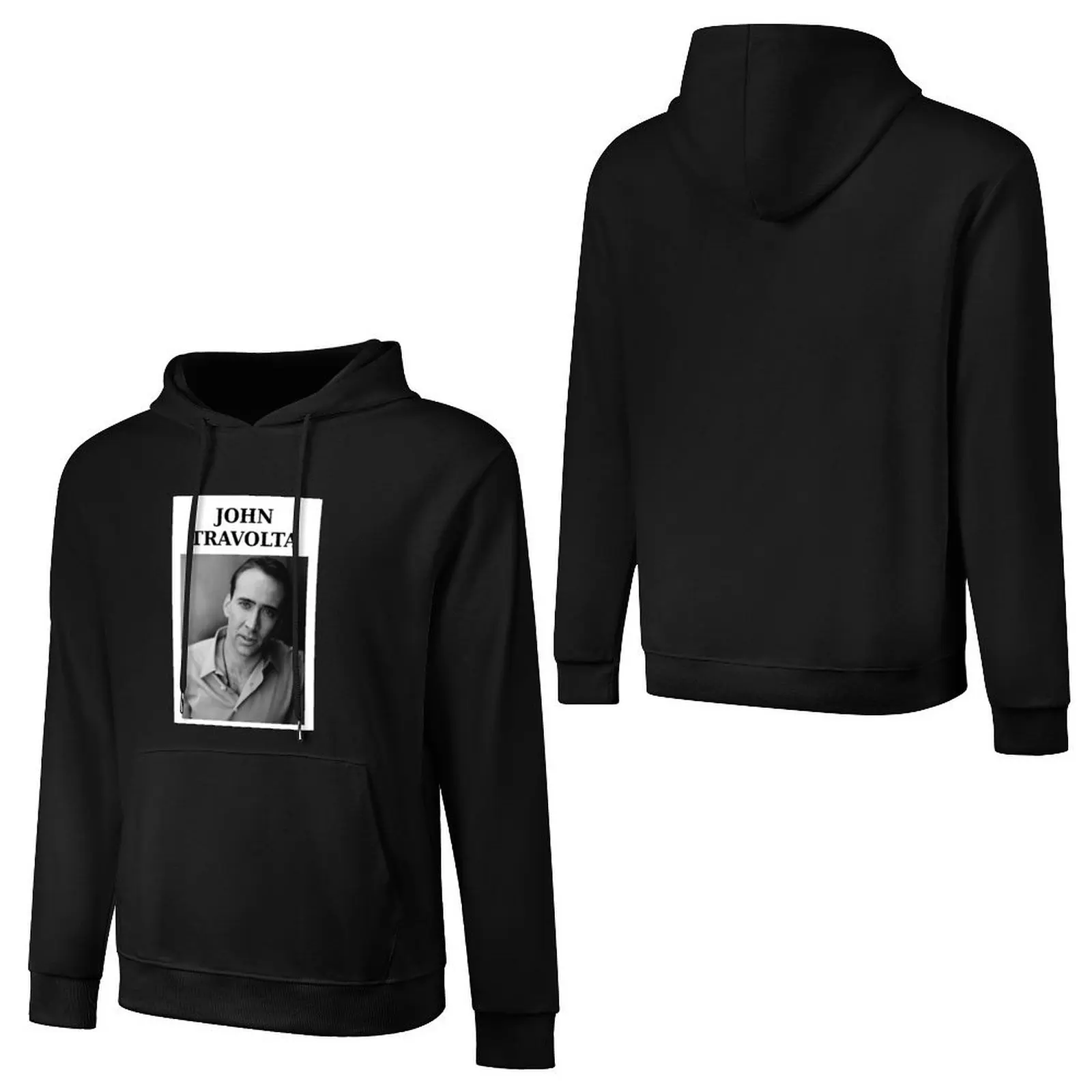 Nicolas Travolta... John Cage... WTF? Pullover Hoodie autumn new products men clothing new in hoodies & sweatshirts