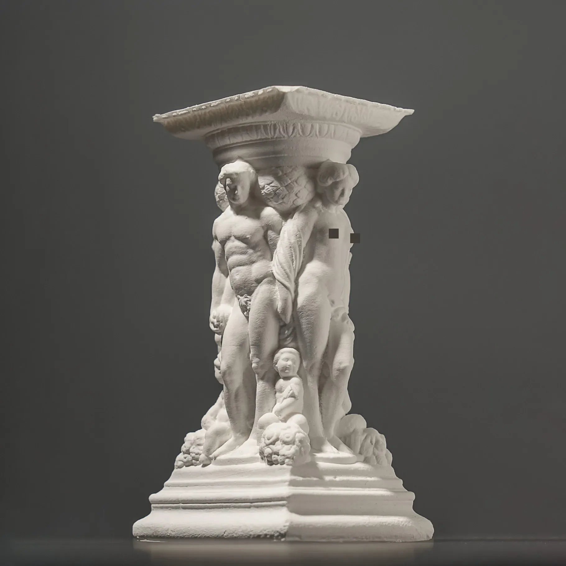 Roman Columns, European Baroque Landscaping, Greek Sculptures, Cement Plaster/Cement Decorative Ornaments