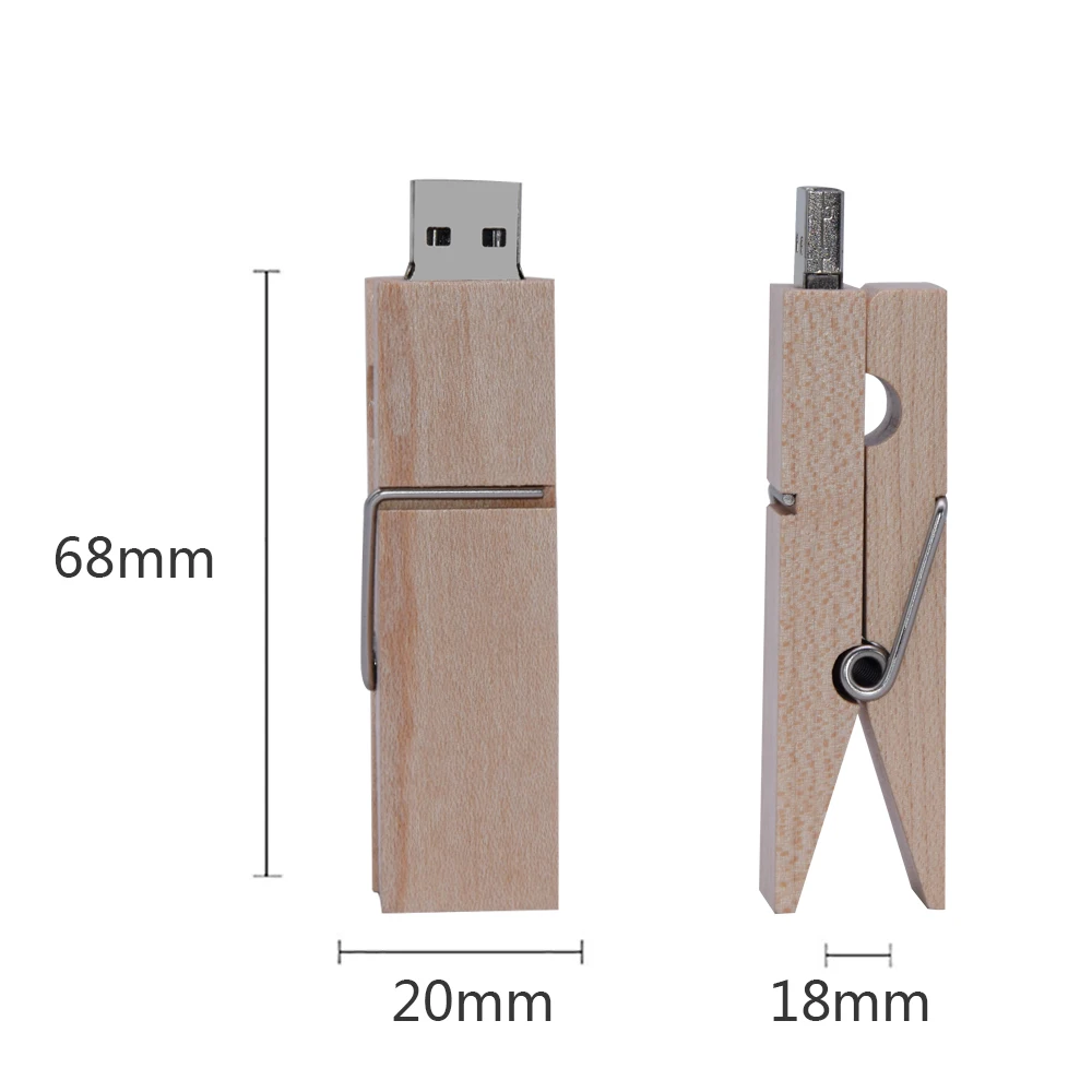 Memoria USB 2,0 de madera para regalo de fotografía, Pendrive de 4GB, 8GB, 16GB, 32GB, 64GB, 128gb