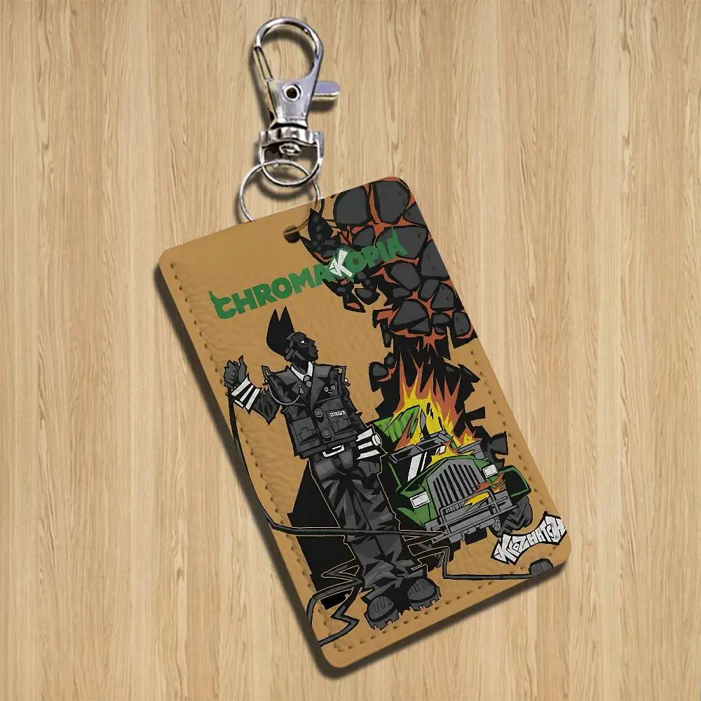 T-Tyler Chromakopia Creator Cartoon Singer Anime Card Keychain Fashion Pendant Bag ID Door Card Case Bus Card Cute Adult
