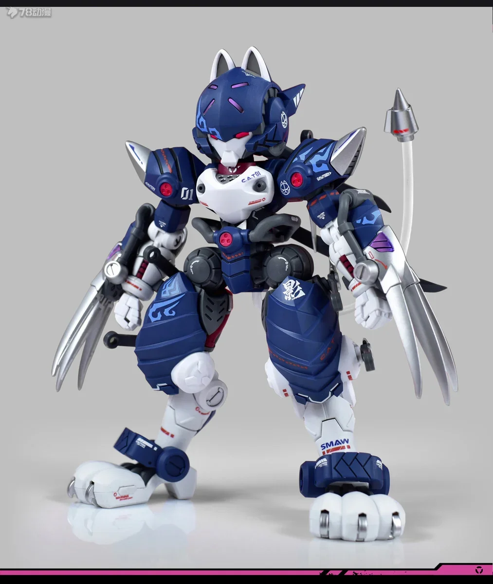 Original XIAOT PLATZ 1/60 XIAOT CAT-01 02 03 Super Mobile Armored Walker Warrior Iron Howl Assembled Action Model Toy Collection