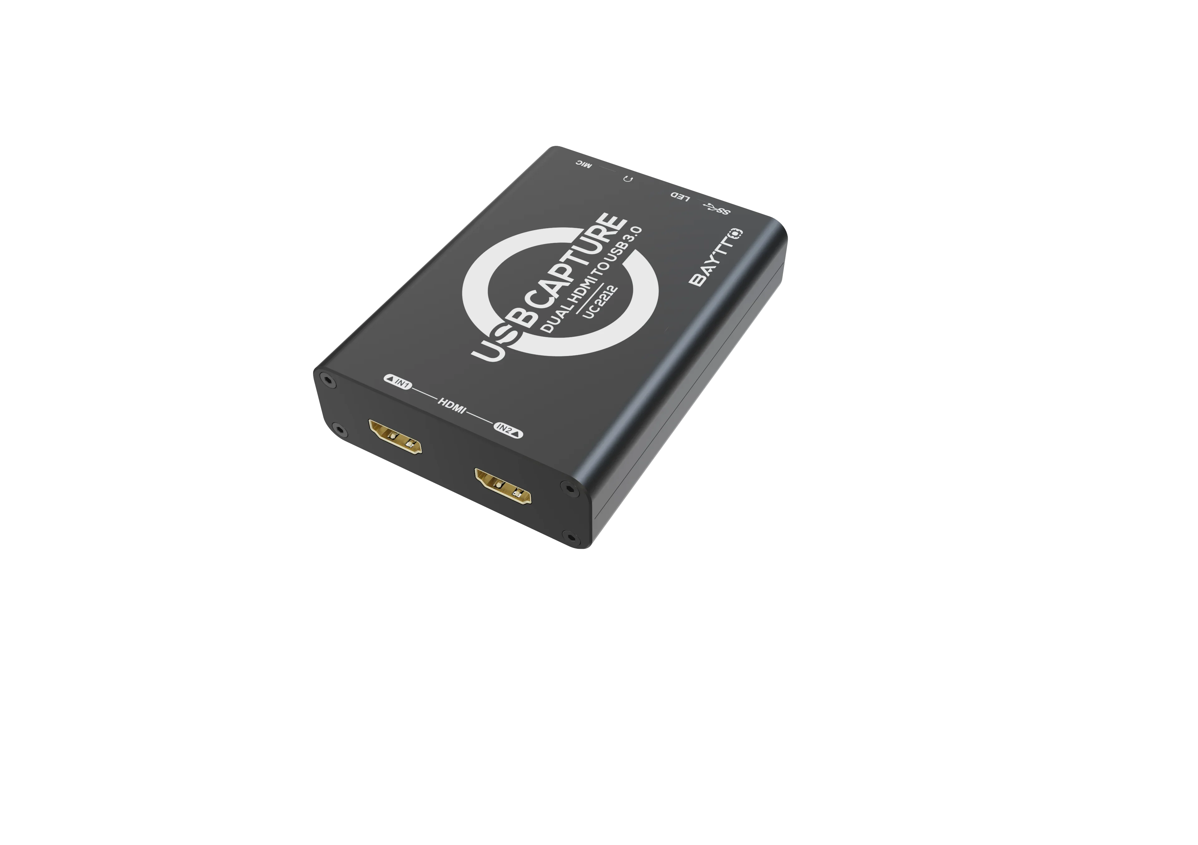 Tarjeta de captura de vídeo Dos entradas HD MI Salida USB3.1 Transmisión en vivo Entrada dual HD MI con tecla Chroma 3D-LUT