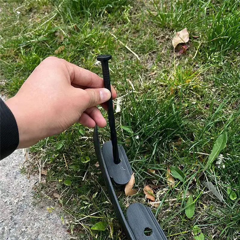A67P-Garden Lawn Retaining Board Plastic Edge Landscape Edge Isolation Strip Equipped With Fixing Nails
