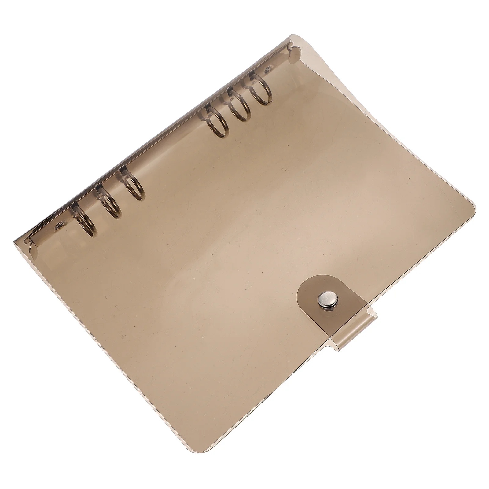 

1 pc 6-Ring Loose-Leaf Binder Case Waterproof Pvc Cover For Notebook Handbook Diary Notepad Organizer Office Supply File Folder