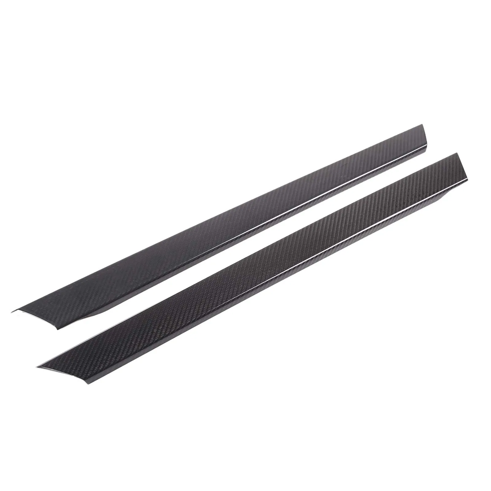 Autocollant de levier de vitesses en fibre de carbone véritable pour Range Rover Vogue 2023+ – Accessoire de couverture décorative pour les deux côtés