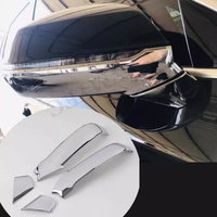 Rear Side View Rearview Mirror Trim for Audi Q5 2017 2018 2019 2020 2021 2022 Accessories Plastic Chrome Cover Accesorios