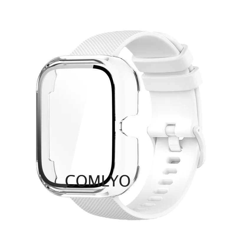 Voor Honor Keuze Horloge Case + Band Siliconen Band Beschermende Volledige Cover Bumper Vrouwen Heren Schermbeschermer