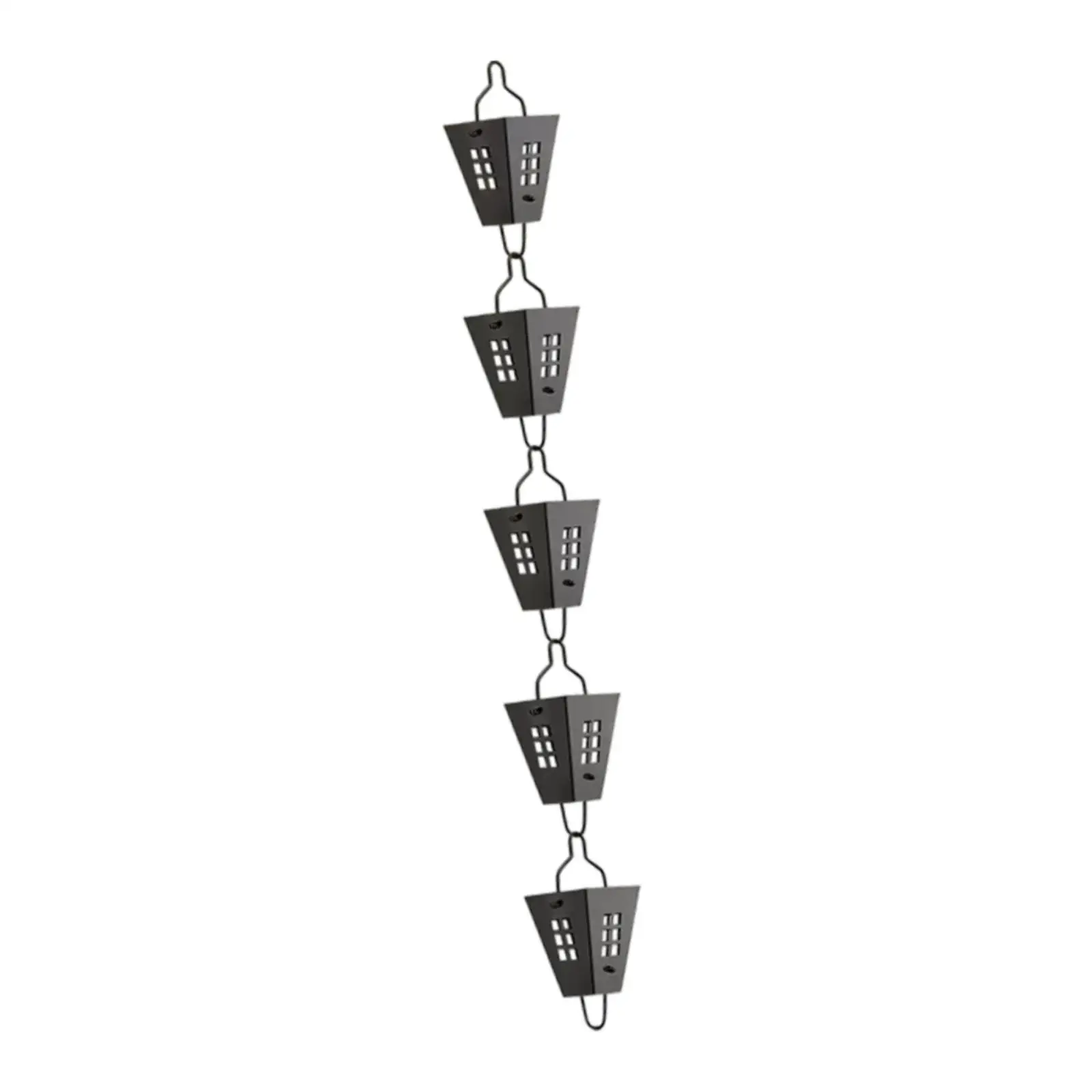 Rain Chain Gutter Adapter Stainless Steel Outdoor Courtyard Rainwater Catcher Downspout for House and Garden
