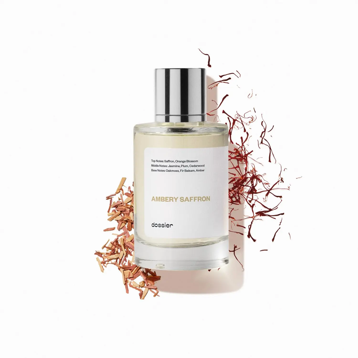

Dossier Ambery Saffron Eau de Parfum - Inspired by MFK's B.accarat R.ouge 5.40 - Vegan, Unisex Perfume Spray - 3.4 Fl Oz (100ml)
