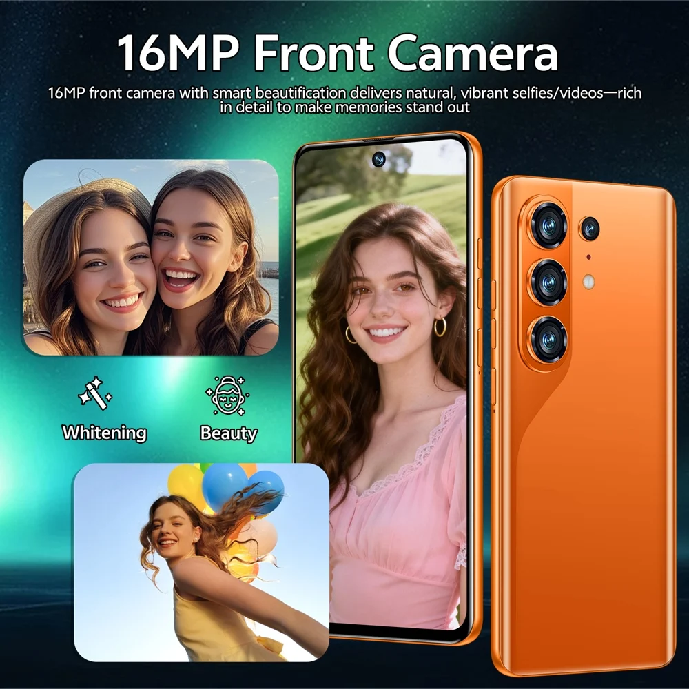 K-Touch Smartphone C26 Ultra 8000mAh Akku Mobiltelefone 7,3 Zoll Vollbild-Display Handy 5G Dual-SIM Gesichtserkennung 22GB+2TB Android 15 Mobiltelefone – Detail 9