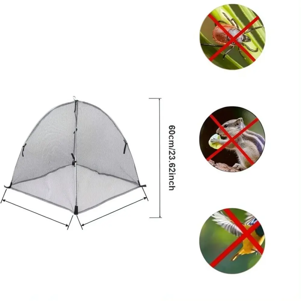 Pop Up Plant Cover Netting For Home Garden Vegetable Flower Bed Protection Anti Bird Insect Pest Barrier Mesh