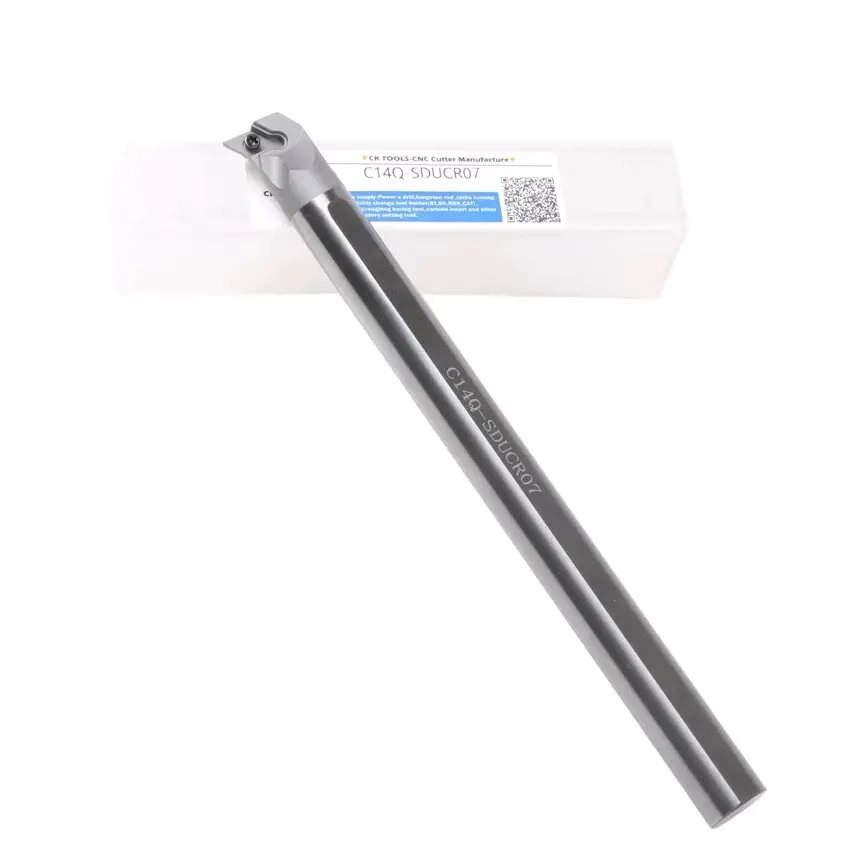 E C08K C10M C12Q C14Q C16 C20 C25T -SDUCR 07 11 barra perforadora de refrigerante portaherramientas indexable corte CNC SDUCR barra de torno interno